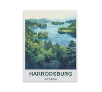 Puzzle for Adults Kids 1000 Piece，Harrodsburg Indiana，Toy Educational Games Home Decoration for Adults& Kids Age 14 Years Up 1000pcs（38x26cm）-HH40