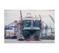 Puzzle for Adults Kids 1000 Piece，The container ship Toledo Triumph，Toy Educational Games Home Decoration for Adults& Kids Age 14 Years Up 1000pcs（50x70cm）-AK14