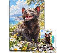 Puzzle for Adults Tasmanian Devil Flower Garden 1000pcs (52x38cm) Gift | For adult puzzle fans at Christmas, this adult jigsaw puzzle with 1000 pieces gives adults a calm winter activity.
