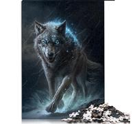 Puzzle for Adults Wolf 1000 Piece Jigsaw Puzzle for adults & kids Cardboard PuzzlesGreat gift for adults Size: 26x38cm