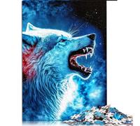 Puzzle for Adults Wolf 1000 Piece Jigsaw Puzzle for adults & kids Cardboard PuzzlesGreat gift for adults Size: 26x38cm