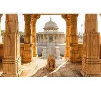 Puzzle for Erwachsene, 1500 Tiles, Architektur, Sonnenaufgang, Udaipur-Tempel, 57x87cm