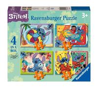 Puzzle For Kids 2D 4-In-1 Disney Stitch Ravensburger Puzzle Top