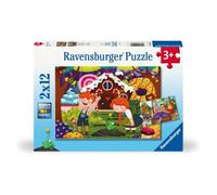 Puzzle For Kids 2D Fairy Tale World 2X12Pcs Ravensburger Puzzle