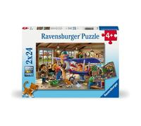 Puzzle For Kids 2D Mechanics In Action 2X24Pcs Ravensburger