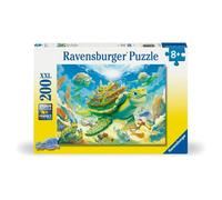 Puzzle For Kids 2D Turtle 200Pcs Ravensburger Puzzle Top Quality
