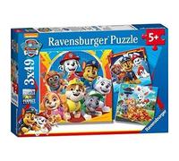 Puzzle For Kids 3X49Pcs Paw Patrol Ravensburger Puzzle Top