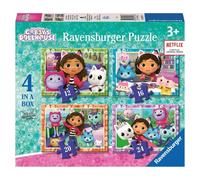 Puzzle For Kids 4-In-1 Gabi’S Cat House Ravensburger Puzzle Top