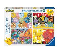 Puzzle For Kids 4X100Pcs Pokémon Ravensburger Puzzle Top Quality