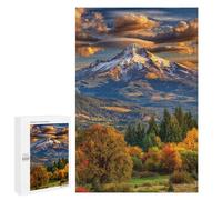 Puzzle for Teenagers 1000 PCS Mountain Peak Scenic View Jigsaw Puzzles for Adults Pattern Assembly Fun Activities at Home Challenging Game Toys 1000 PCS