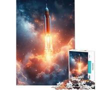 Puzzle for Teenagers 1000 Pieces A Rocket Blasting AntiStress Brain Challenge Soft Touch Smooth Finish Heartwarming Birthday Pick (Size 38x26cm)