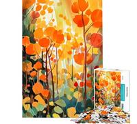 Puzzle for Teenagers 1000 Pieces Abstract Flowers AntiStress Brain Challenge Soft Touch Smooth Finish Heartwarming Birthday Pick (Size 50x75cm)