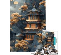 Puzzle for Teenagers 1000 Pieces Abstract Fuji Bonsai Tree AntiStress Brain Challenge Soft Touch Smooth Finish Heartwarming Birthday Pick (Size 50x75cm)