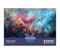 Puzzle for Teenagers 1000 Pieces Abstract Graffiti Art-8 Teenager Puzzles Brain Teaser Game Precision Cutting Unique Birthday And Gifts 52x38cm/1000pcs