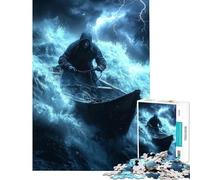 Puzzle for Teenagers 1000 Pieces Against The Storm Help The Brain Exercise Stress Reliever Brain Teaser Game for Age 14+ Game (38x52cm)