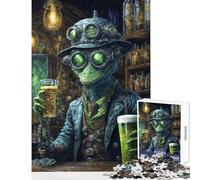 Puzzle for Teenagers 1000 Pieces Alien Ales Beer Beyond Toy Wall Decor Great Gift for Games Relaxing Games Artists Collection, Fine Art Size 38x52cm