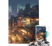 Puzzle for Teenagers 1000 Pieces Along The Channel Educational Challenge Learning Educational Home Decoration Toys for And from 14 Years And over (50x75cm)