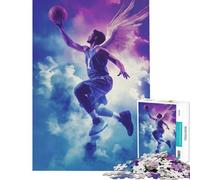 Puzzle for Teenagers 1000 Pieces Angel Basketball Player Educational Challenge Learning Educational Home Decoration Toys for And from 14 Years And over (38x26cm)