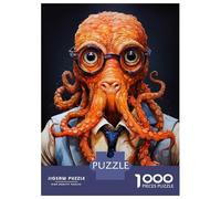 Puzzle for Teenagers 1000 Pieces Animal Octopus Puzzles for Adults Relaxing Games Wall Decoration Deal As Gifts for The Whole Family 38x26cm/1000pcs