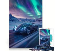 Puzzle for Teenagers 1000 Pieces Aurora Highway Premium Cut Fun Smart Play Gift Easy Time Play Christmas Art Piece (38x26cm)