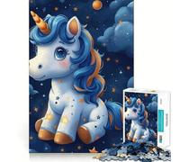 Puzzle for Teenagers 1000 Pieces Baby Unicorn Cute Animal Premium Cut Fun Smart Play Gift Easy Time Play Christmas Art Piece (50x75cm)