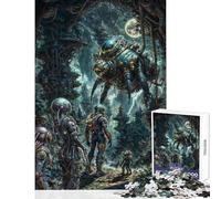 Puzzle for Teenagers 1000 Pieces Beyond Alien Frontiers Fun Games Difficult Challenge Educational Toy Decompressing Intellectual (38x26cm)