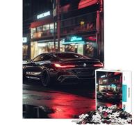 Puzzle for Teenagers 1000 Pieces Black BMW Series Learning Educational Toys Practical Game Analysis And Logic Gifts Ideas (Size 38x52cm)