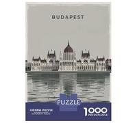 Puzzle for Teenagers 1000 Pieces Budapest Parliament Building Puzzles for Adults Relaxing Games Wall Decoration Deal As Gifts for The Whole Family 38x26cm/1000pcs