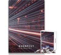 Puzzle for Teenagers 1000 Pieces Budapest Toy Intellectual Game Perfect Decoration Gifts Ideas Size 50x75cm