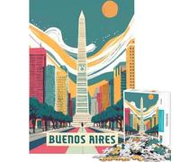 Puzzle for Teenagers 1000 Pieces Buenos Aires Learning Educational Toys Practical Game Analysis And Logic Gifts Ideas (Size 38x26cm)