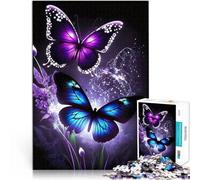 Puzzle for teenagers 1000 Pieces Butterflies In Bloom Lernspiel-Herausforderungsspielzeug Ein Kunstwerk38x26cm