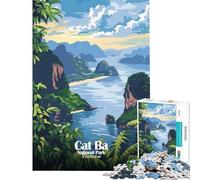 Puzzle for Teenagers 1000 Pieces Cat Ba National Park, Vietnam Learning Educational Toys Practical Game Analysis And Logic Gifts Ideas (Size 38x52cm)