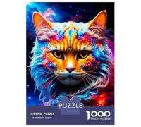 Puzzle for Teenagers 1000 Pieces Chaotic Cat Teenager Puzzles Brain Teaser Game Precision Cutting Unique Birthday And Gifts 52x38cm/1000pcs