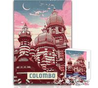 Puzzle for Teenagers 1000 Pieces Colombo Toy Intellectual Game Perfect Decoration Gifts Ideas Size 50x75cm