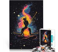 Puzzle for teenagers 1000 Pieces Cosmic Meditation Anspruchsvoll, aber lustig und humorvoll Perfekte Dekoration38x26cm