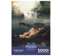 Puzzle for Teenagers 1000 Pieces Crocodile And Sparrow Puzzles for Adults Relaxing Games Wall Decoration Deal As Gifts for The Whole Family 70x50cm/1000pcs