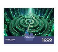 Puzzle for Teenagers 1000 Pieces Crystal Labyrinth Puzzle Game Jigsaw for Adults Brain Teaser Game Pattern Assembly for Birthday, Chrismas 70x50cm/1000pcs