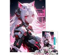 Puzzle for Teenagers 1000 Pieces Cyborg Anime Girl Learning Educational Toys Practical Game Analysis And Logic Gifts Ideas (Size 38x52cm)
