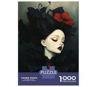 Puzzle for Teenagers 1000 Pieces Dark Beauty Portrait Teenager Puzzles Brain Teaser Game Precision Cutting Unique Birthday And Gifts 38x26cm/1000pcs