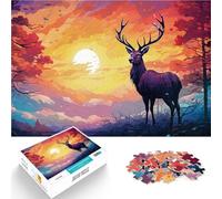 Puzzle for teenagers 1000 Pieces deer animal beautiful Intellektuelles Spiel Angebot als Geschenk für die ganze Familie50x70cm