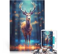 Puzzle for teenagers 1000 Pieces Deer in the forest Spielzeug Lernspiele Stressabbau Tolle Geschenke und Spielzeuge52x38cm