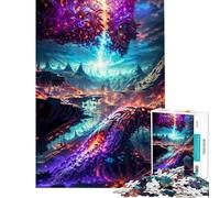 Puzzle for Teenagers 1000 Pieces Disunity of Two Worlds Challenging To Complete Difficult Hard Home Decoration Toys for And from 14 Years And over (38x26cm)