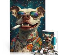 Puzzle for teenagers 1000 Pieces Dog Boss lustige Spiele für die ganze Familie Geeignet für die Schreibtischdekoration52x38cm