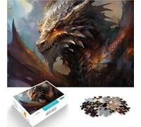 Puzzle for teenagers 1000 Pieces Dragons artwork Help the brain exercise addictive toys to cultivate patience Enhance memory 50x70cm