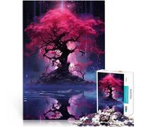 Puzzle for teenagers 1000 Pieces Epic purple and blue tree Lernspiele Heimdekoration Heimdekoration Spielzeug38x26cm