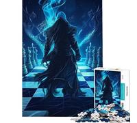 Puzzle for Teenagers 1000 Pieces Fantasy Chess Help The Brain Exercise Pattern Assembly Toy Wall Decor for And 14 Years And over (38X52CM)