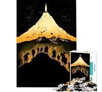 Puzzle for Teenagers 1000 Pieces Fellowship of The Ring for Birthday, Chrismas Learning Educational AntiStress Toys Suitable for Ages 14 And Up (38X26cm)