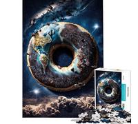 Puzzle for Teenagers 1000 Pieces Galactic Donut Adult Jigsaw Puzzle Hands-on Game Staycation Kill Time Deal As Gifts for The Whole Family (Size 38x52cm)