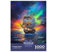 Puzzle for Teenagers 1000 Pieces Galactic Sail Voyage -3 Teenager Puzzles Brain Teaser Game Precision Cutting Unique Birthday And Gifts 38x26cm/1000pcs