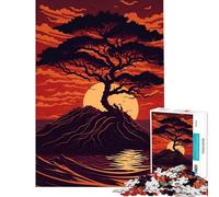 Puzzle for Teenagers 1000 Pieces Golden Hour Serenity Help The Brain Exercise Pattern Assembly Toy Wall Decor for And 14 Years And over (38X52cm)